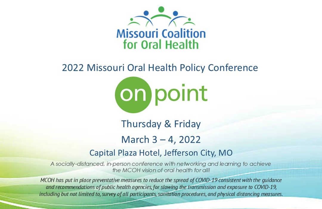 2022 Missouri Oral Health Policy Conference Graphic